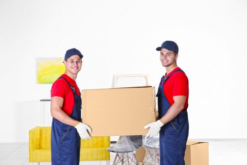 Commercial moving team supporting an office relocation in Hammersmith