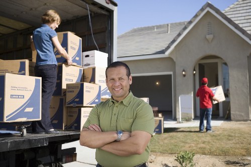 Packing materials used for a house removal