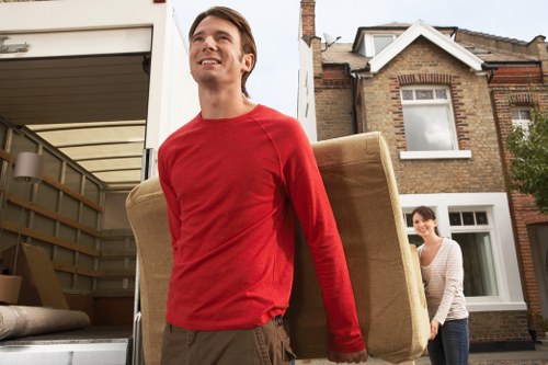 Van transport for a local Hammersmith relocation job