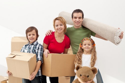 Movers handling a residential move in Hammersmith