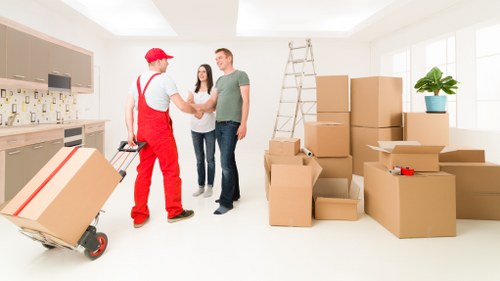Packing and furniture handling for a local Hammersmith home move