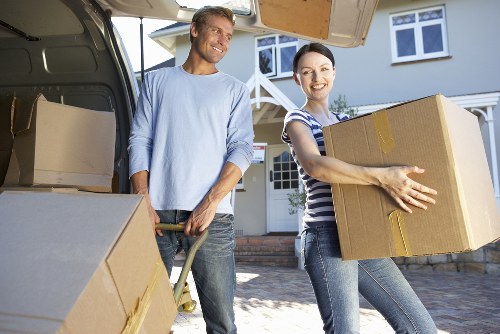 Careful handling of boxes and furniture during a Hammersmith move