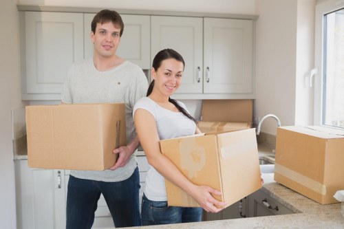 Careful packing and wrapping for a Hammersmith relocation